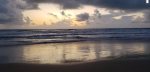 South Padre Island daybreak on the beach.